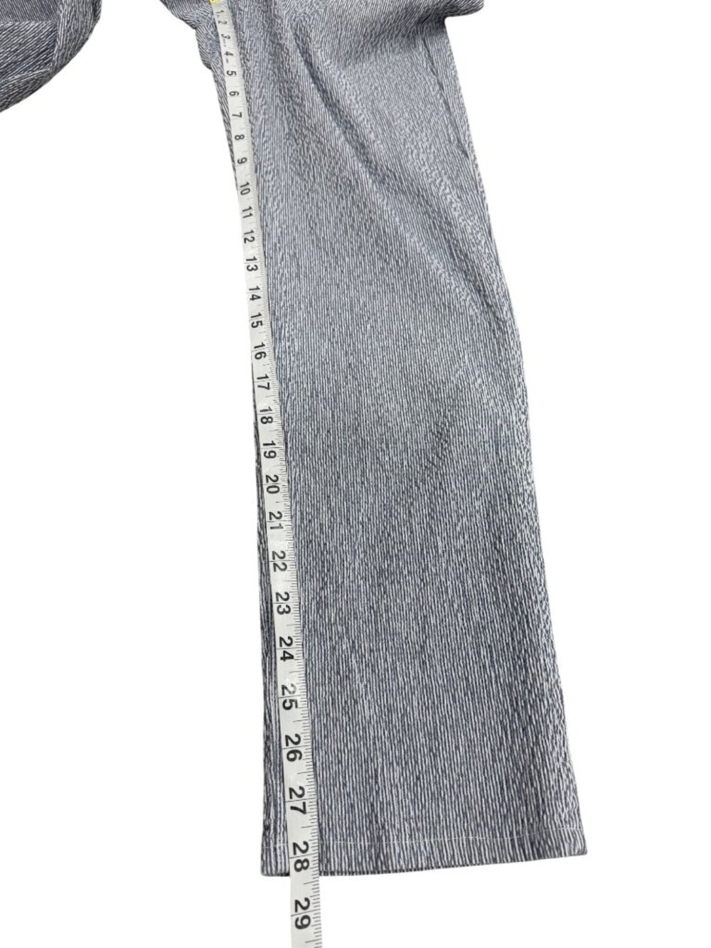 Peter Millar Mens Size 34 Seersucker Pants Blue White Striped Cotton Crepe - Picture 5 of 7